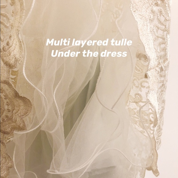 Chi Chi London Cinderella Lace Tulle Prom Dress - Picture 7 of 10